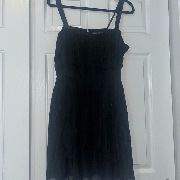 Abrecrombie Ruched Chiffon Mini Dress - Picture 2 of 5